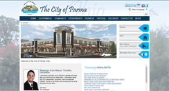 Desktop Screenshot of cityofparma-oh.gov